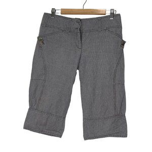 Plus Fours Women’s Golf Knickers Shorts Gray Plaid Size 6